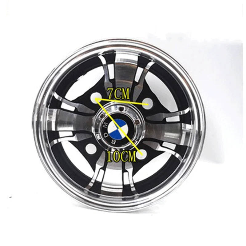 Electric tricycle 300-8 four-wheel motorcycle wheel hub tires made of aluminum finger light