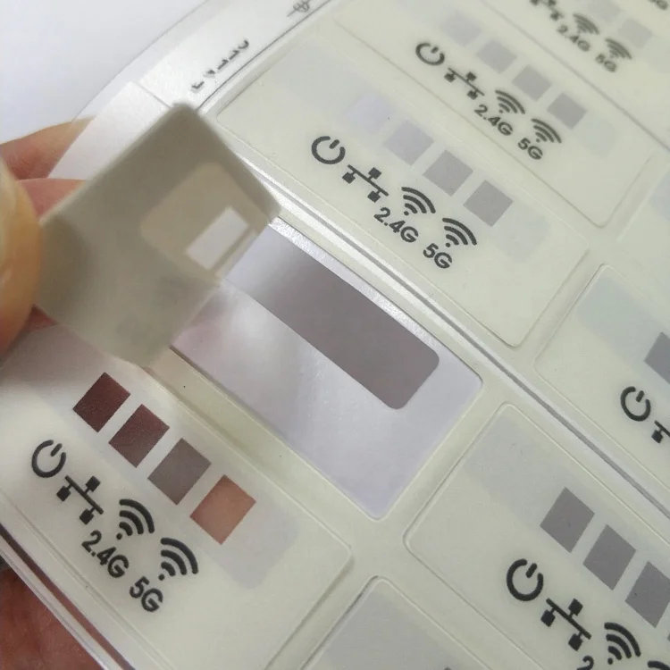 Custom Printing Die Cut Strong Adhesive PVC Stickers Waterproof Frosted Plastic Labels for Electrical Control Panel Board