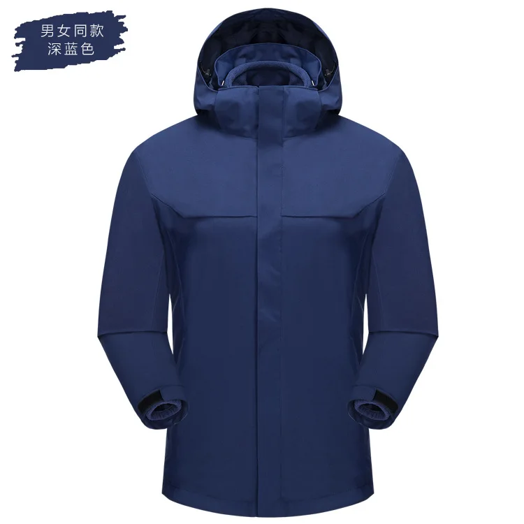 Manufacturers  ski jacket men  sports winter jacket three in one coat waterproof snow wear outdoor jacket