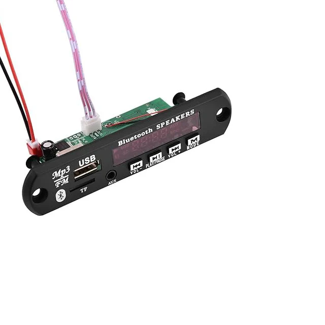 2*25W Amplifier Car Audio USB TF FM Radio Module Wireless BLE 5.0 MP3 WMA Decoder Board Support