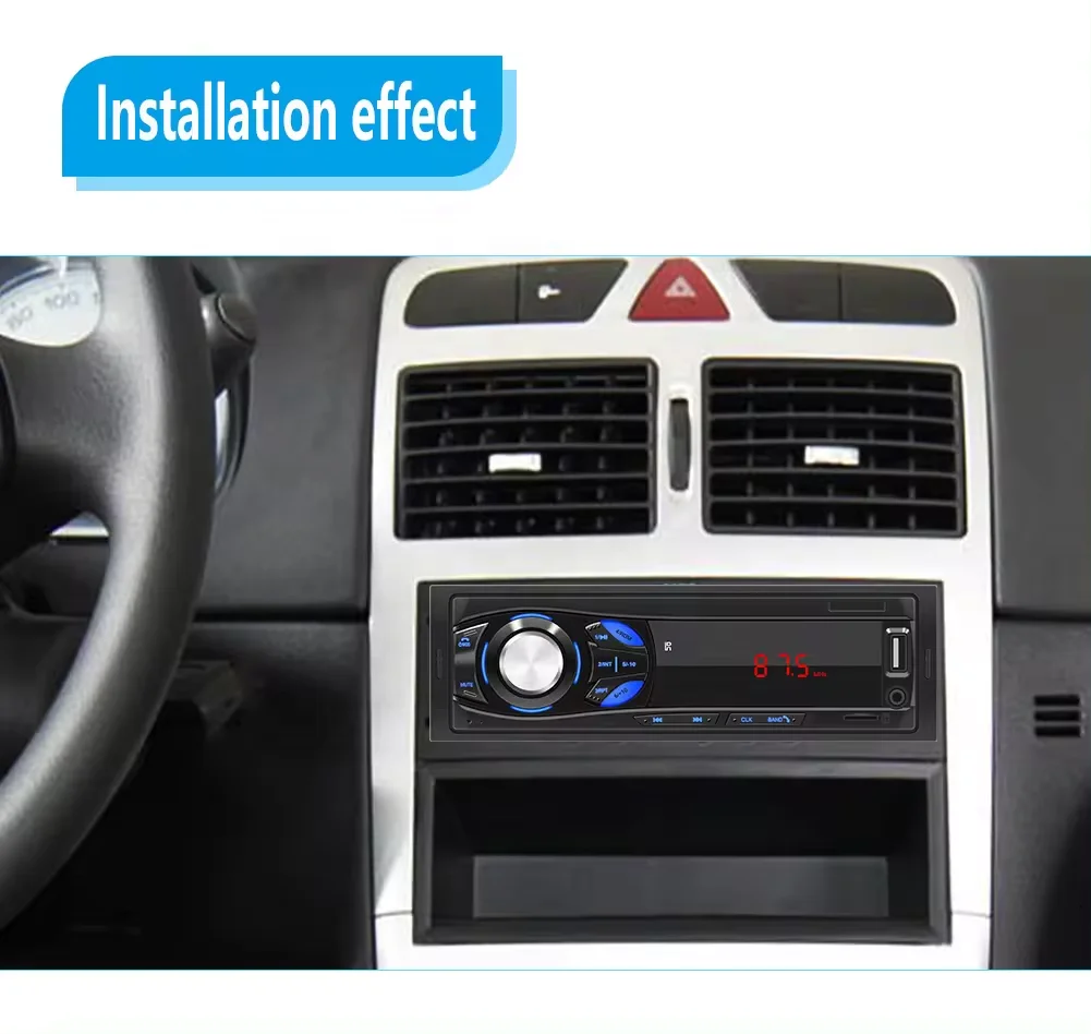 Model 1044 1Din Car Radio MP3 Player In-Dash Radios Stereo Digital BT Audio Music Stereo Mp3 With Remote Control Car MP3 Player