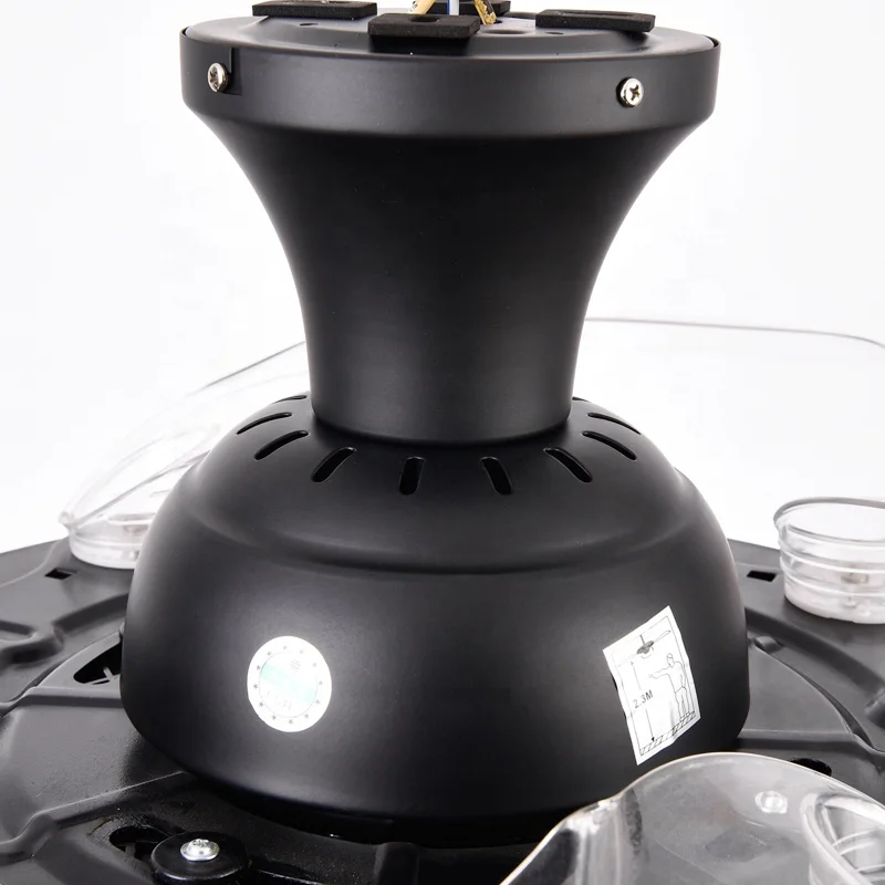 Y007A Modern remote control 42 inch bladeless 220v  ceiling fans with lights lamp led designer luz con ventilador oculto techo