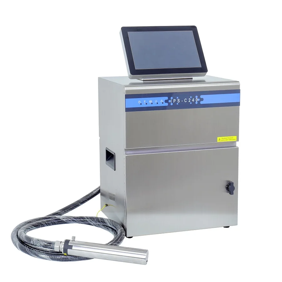 50um 60um 70um nozzle cij printer inkjet coding machine English Russian Thai arabic language date code printer