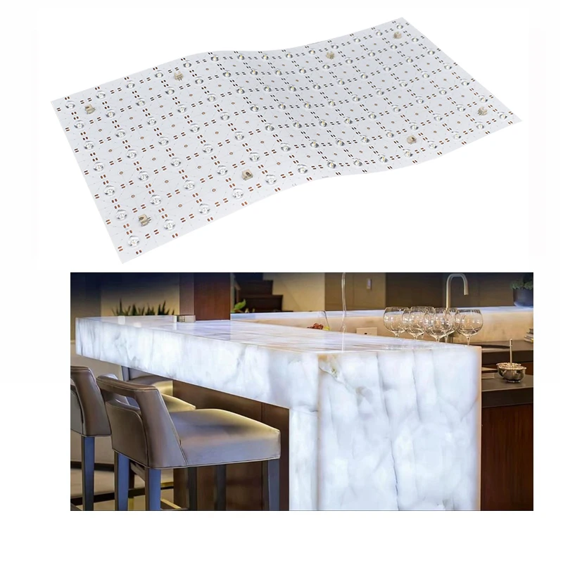 Uniform LED Module Light With Lens 1.6*0.8ft DC24V 20W 98LED LED Sheet Suitable for Short Install Distance No Dark Areas