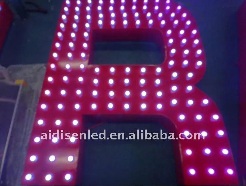 12mm facade decoration LED pixel light for letter for custom LOGO
