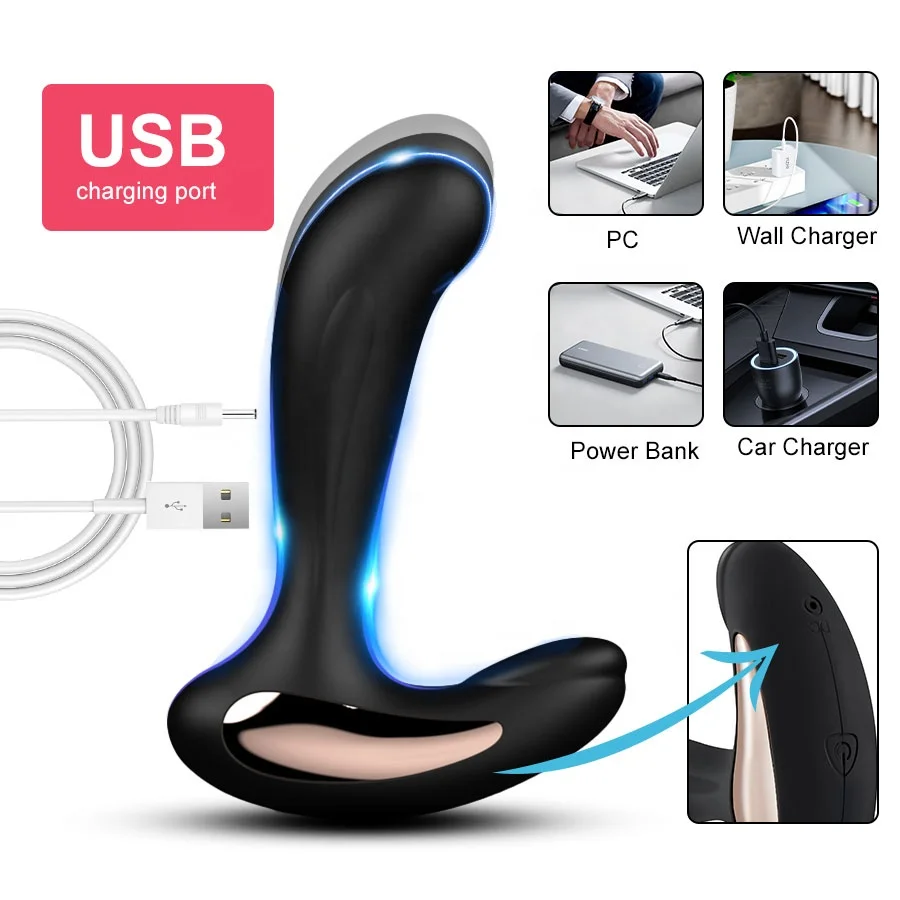 Amazon Trending Body Safe Silicone anal vibrator with remote control prostate massager sex toy for male men women