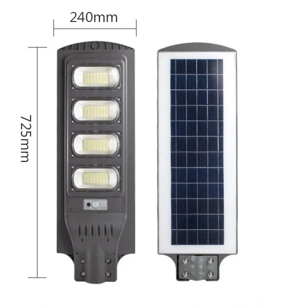 High Lumen Induction Motion Sensor Waterproof Integrated Outdoor 30w/60w/90w/120w Road Led Garden Solar Street Lights