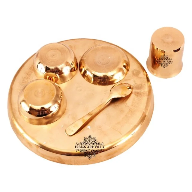 Bronze Dinner Set For Sale Kansa Dinner Set Handmade High Quality Kansa Utensils Manufacturer & Suppliers From India