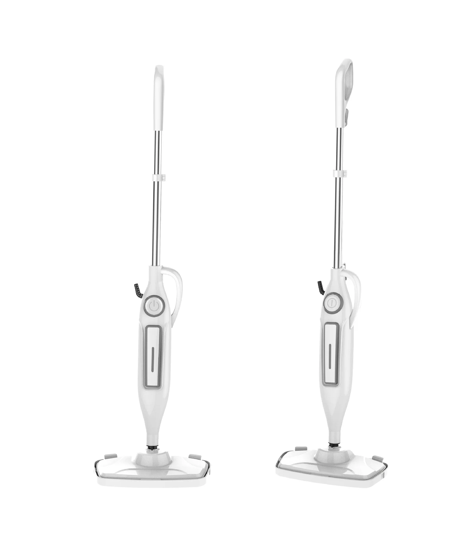 Steam mop for cleaning stairs with multiple brush heads electronic touch screen advanced ordinary button design
