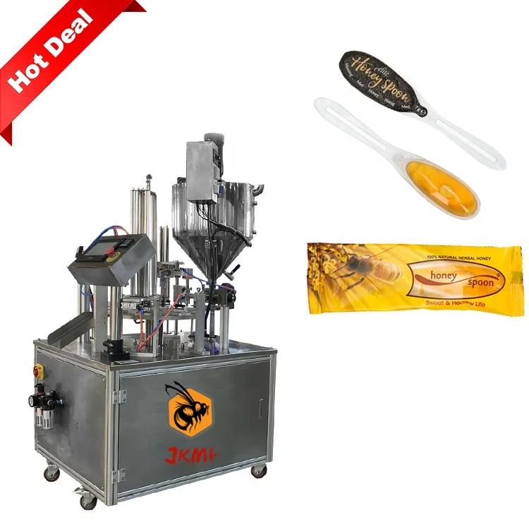 New Type Honey Spoon Filling Sealing Machine