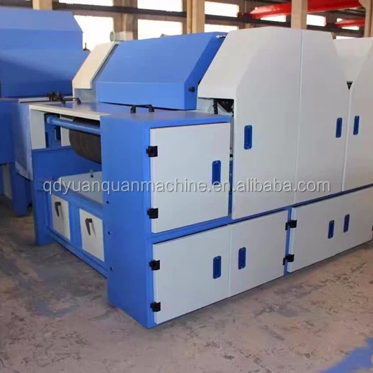 YuanQuan-----YQ FN150 textile /fiber/cashmere/woolDouble Roller Opening machine for animal fiber processing line