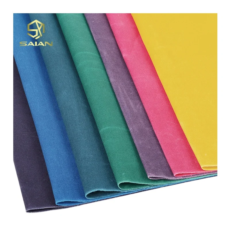 16oz Vintage Design 100% Cotton Durable Oil Waxed Waterproof Coated Canvas Fabric For Handbags Backpack