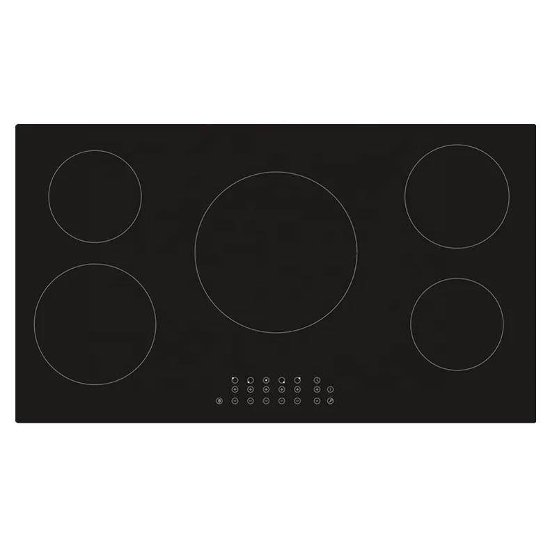 VBGK commercial use kitchen appliance  hot pot stove black crystal glass induction cooker