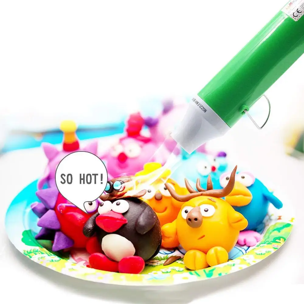 Multi Colors Heat Shrink gun High Temperature 300W Mini Heat Gun For Packaging