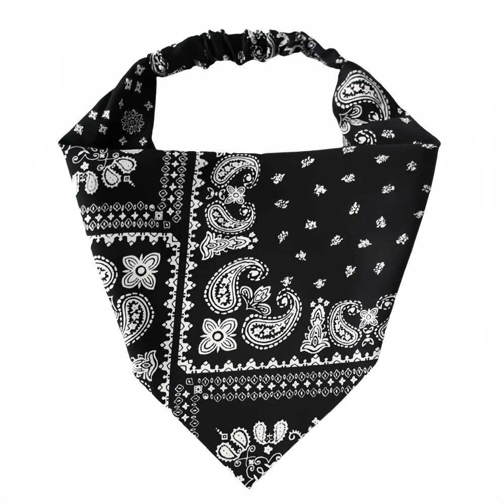 Hair Band Triangle Headband Fashion Printing Elastic Hairbands Head Wrap Accessories Bandana