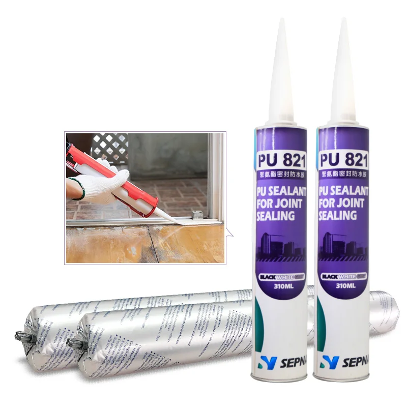 one component construction adhesive polyurethane bonding glue sealant for anti-wall airport runway plaza