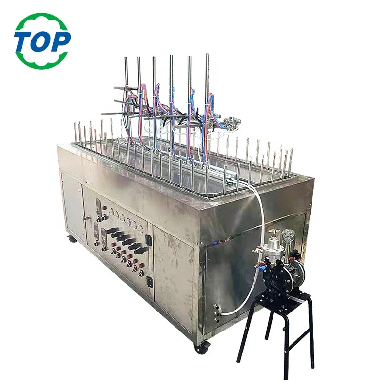 cylinder Bottle Spray Painting Machine Simple Automatic Spraying Line