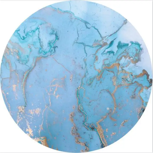 Custom Sublimation Colorful Sky  Ceramic Round Coaster Cork Base Coasters