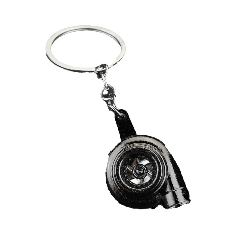 Branded Luxury 3D Turbo Keychain Good Stock Alloy Metal Car Keychain for Souvenir or Gift Wholesale Brass