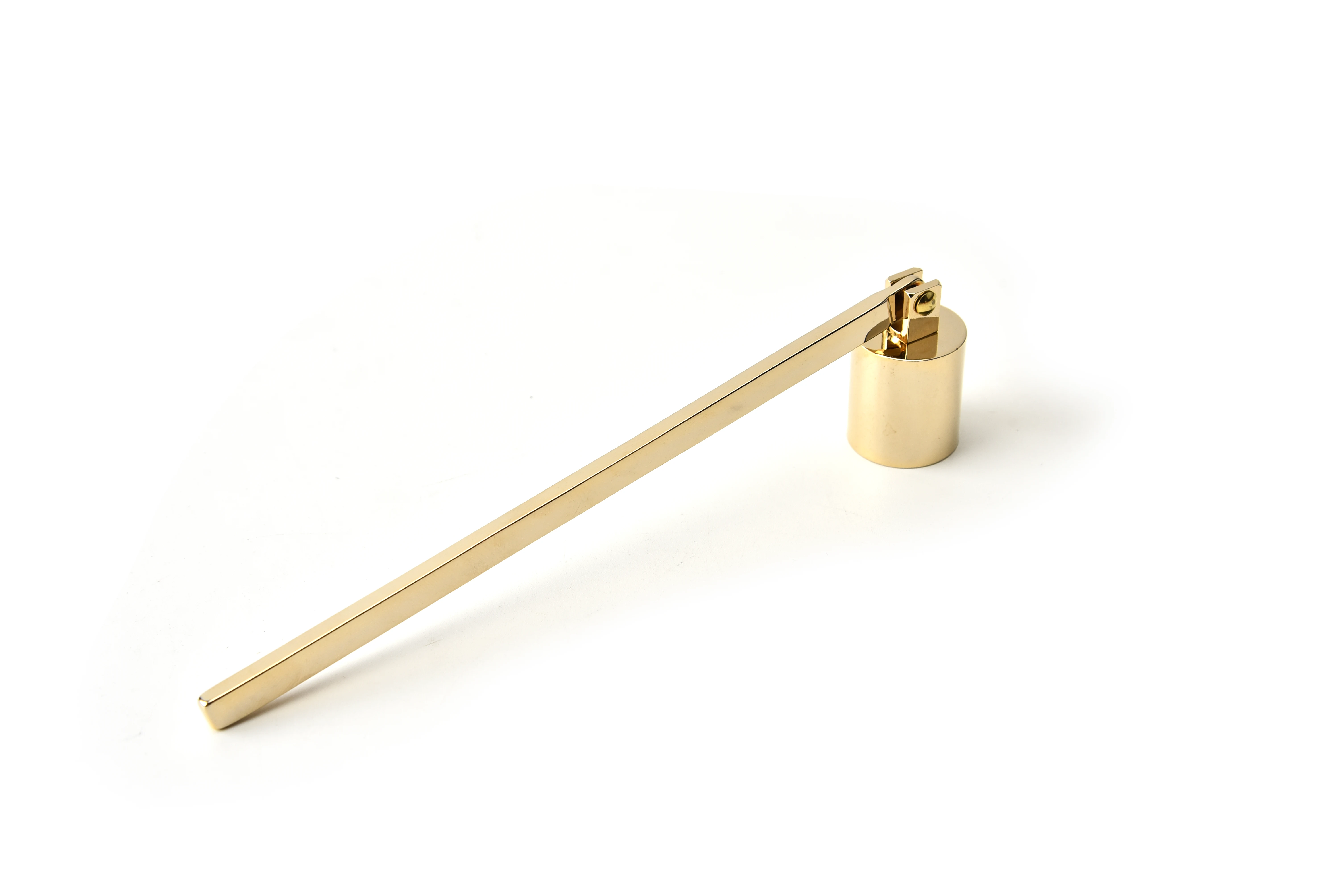 7.5 0.9in Fashion Stainless Steel Straight Tube Shaped Candle Snuffer Wick Trimmer Cover Hand Tool