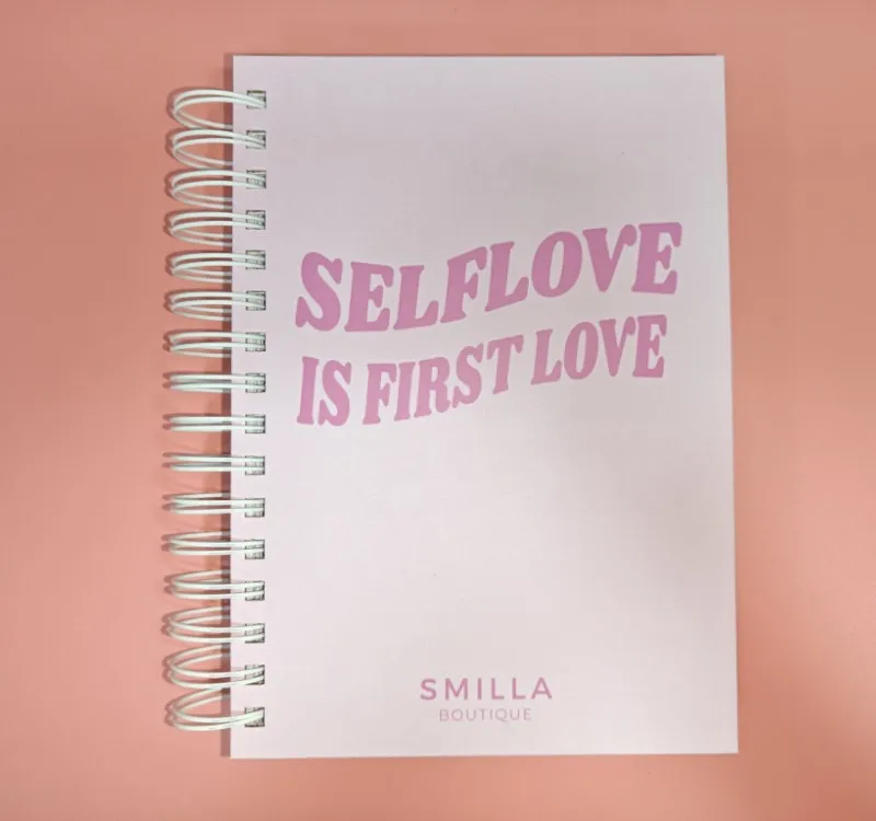 Journal A5 Hardcover Notebook Promotional Gifts Personalized Custom Self care wellness women planner free design for wholesale