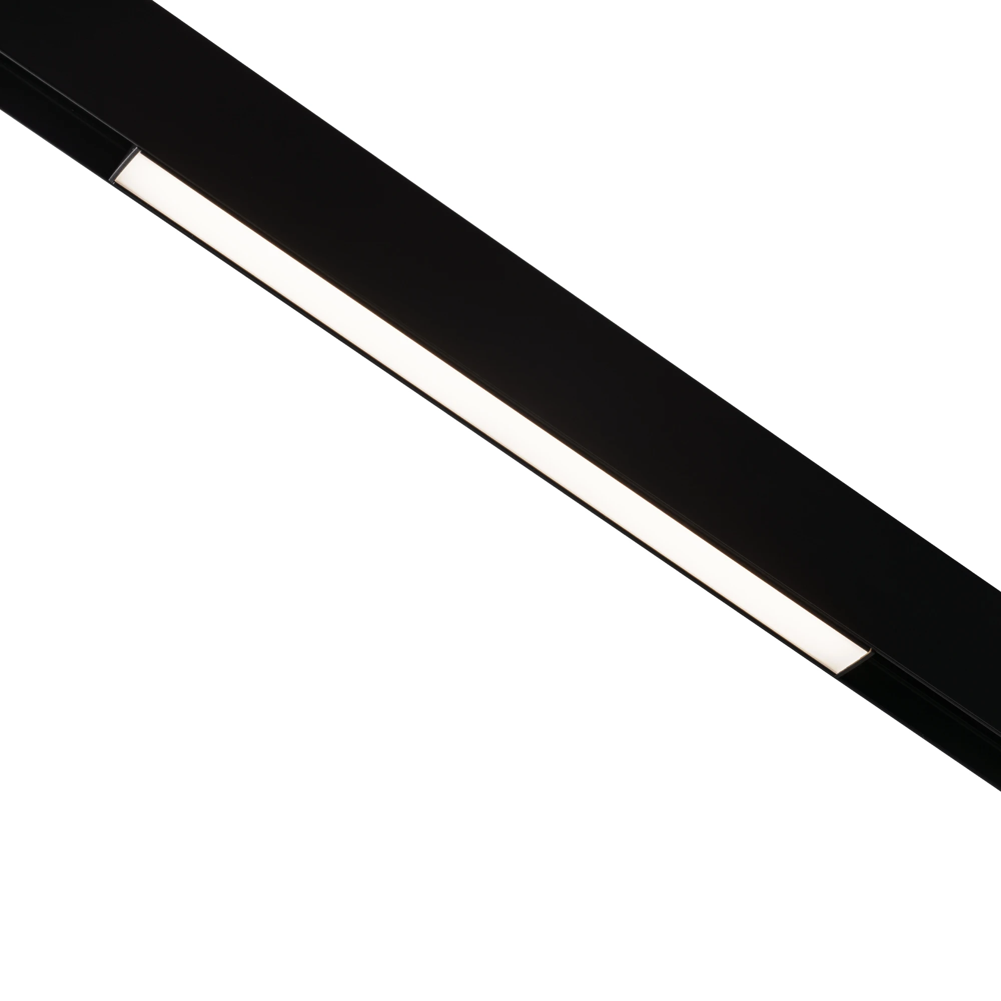 LED magnetic track light linear lighting system DC48V DALI tunnable white aluminum magnetic linear light
