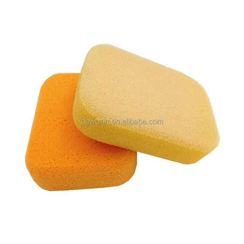 Grout sponge 2-in 1 Pu Foamed And Epoxy Scrubbing Sponge With Rounded Corner For Tile Grout Cleaning