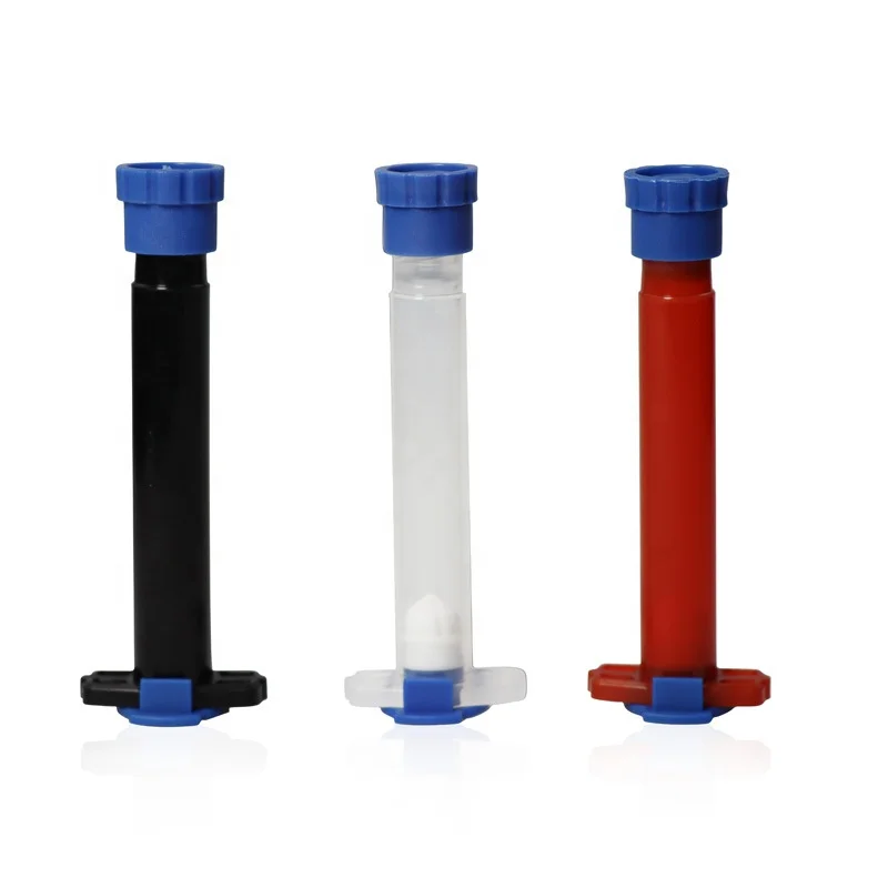 3cc Transparent/Black/Amber US EFD Glue Dispensing Pneumatic Syringe Barrel  for fluid dispenser glue syringe