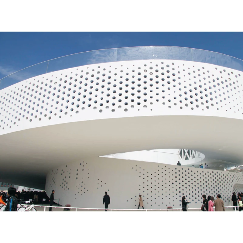 Garden Corten Steel Metal Decorative Screen Aluminum Perforated Panels