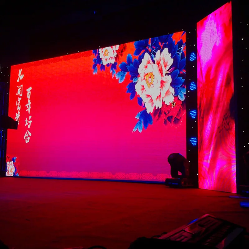 Best price p5 ph5mm pitch indoor full color video wall 320*160mm soft flexible led module for led display use