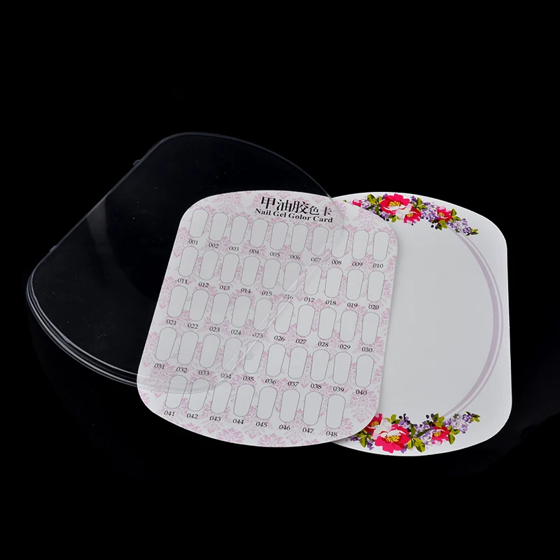 
Nail Frame Display Board 48 Color Card Rectangle Nail Display Cards Stand For Manicure Store 