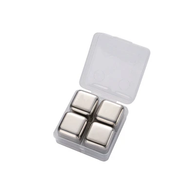 Amazon Stainless Steel Ice Cube 304 Bar Party Dinner Chilling Whiskey Stone Ice Cube