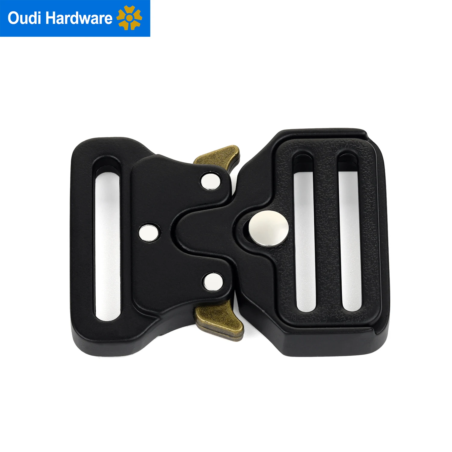 Metal Buckle Dual Adjustable Tactical Belt Buckle 1 inch 25mm Heavy Duty Belt Buckle