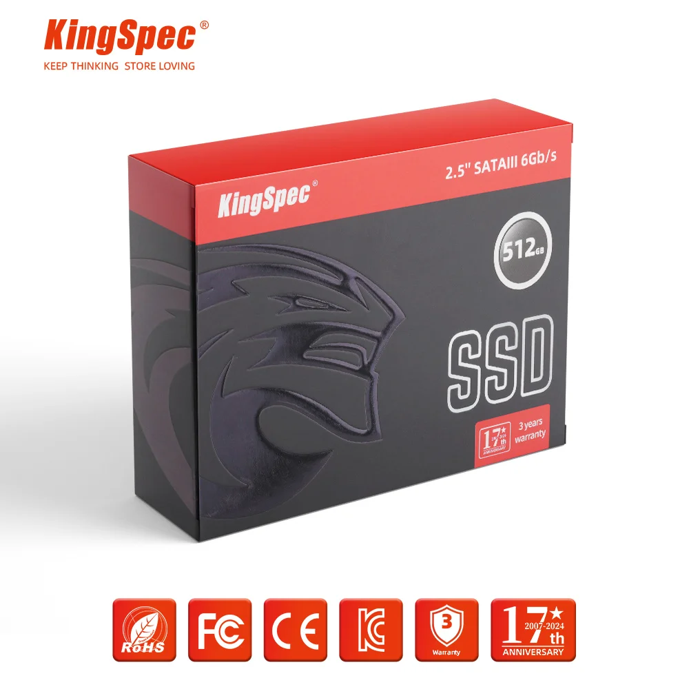 Kingspec Ssd Sata 3 2.5 Hard Disk 960 Gb for Pc