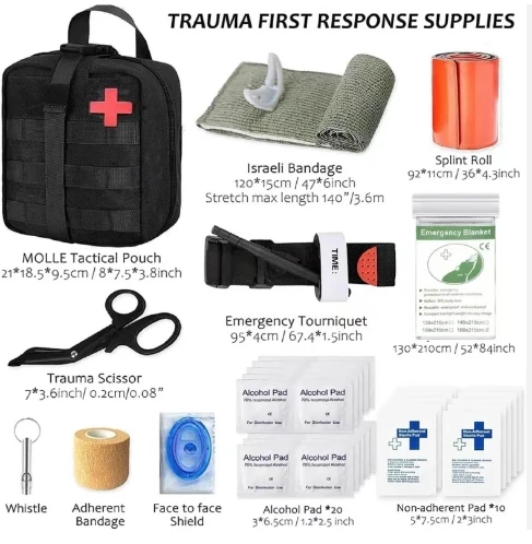 competitive price Small Survival Bag Kit 2024 New 72 Hour First Aid Survival Kit Tool Bag for Natural Disasters medical supplier