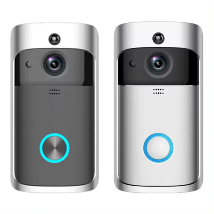 New Trend V5 Home Video Smart Wifi Video Doorbell Wireless Doorbell with Camera Intercom Wireless Ring Doorbell