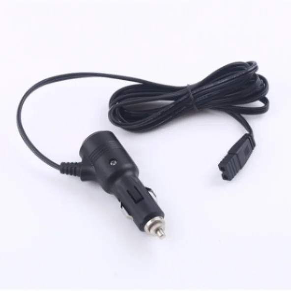 Guangying OEM/ODM Car refrigerator power cord 12-24V cigarette lighter male head with switch B-tail universal adapter power cord