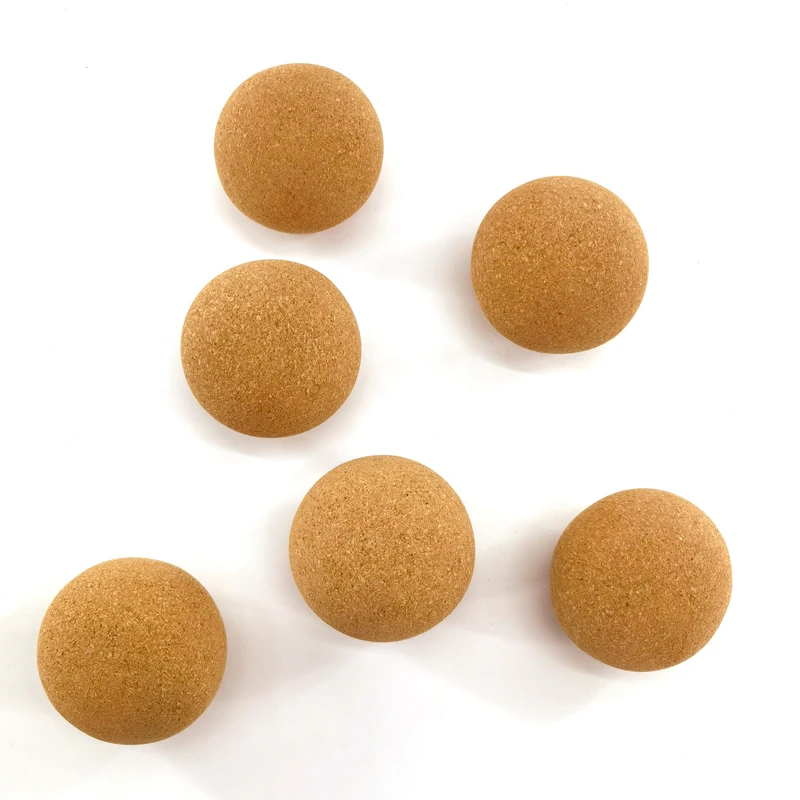 Customizable Cork Roller Massager Release Ball Yoga Therapy Ball For Myofascial Release Cork Yoga Ball in Bulk