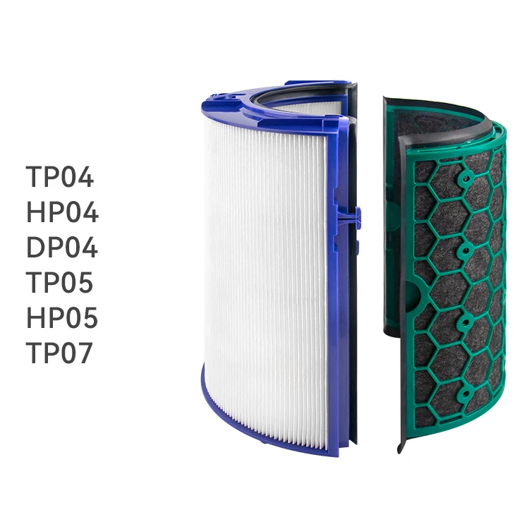 Air Purifier Filter & Activated Carbon Filter for Dysons HP04 TP04 DP04 TP05 DP05 Sealed Two Stage Pure Cool Fan Air Purifier