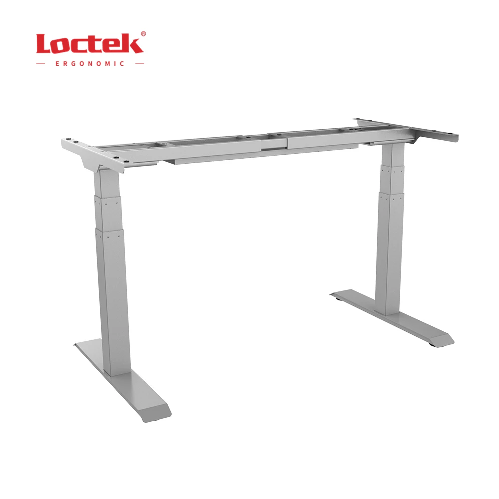 
Economical 3-stage Dual-Motors Height Adjustable Office Standing Sit Stand Desk LOCTEK ET223A 