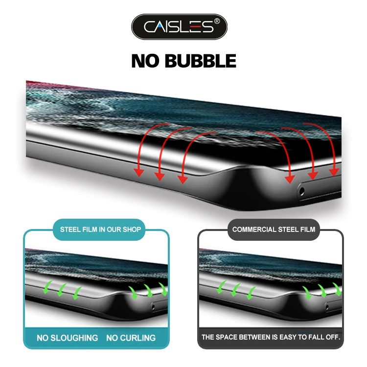 Hd Clear Nano Anti-shock Curved Full coverage Mobile Phone Screen Protector