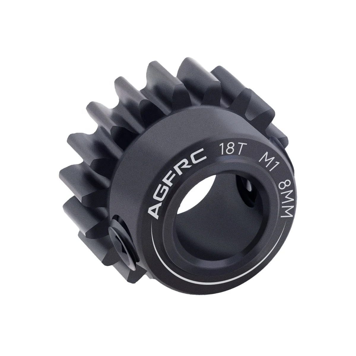 AGFrc PG18T8 V2 18T 8MM MOD1 M5 Screw Height CNC Car Motor Metal Pinion Gear For High Speed RC Cars