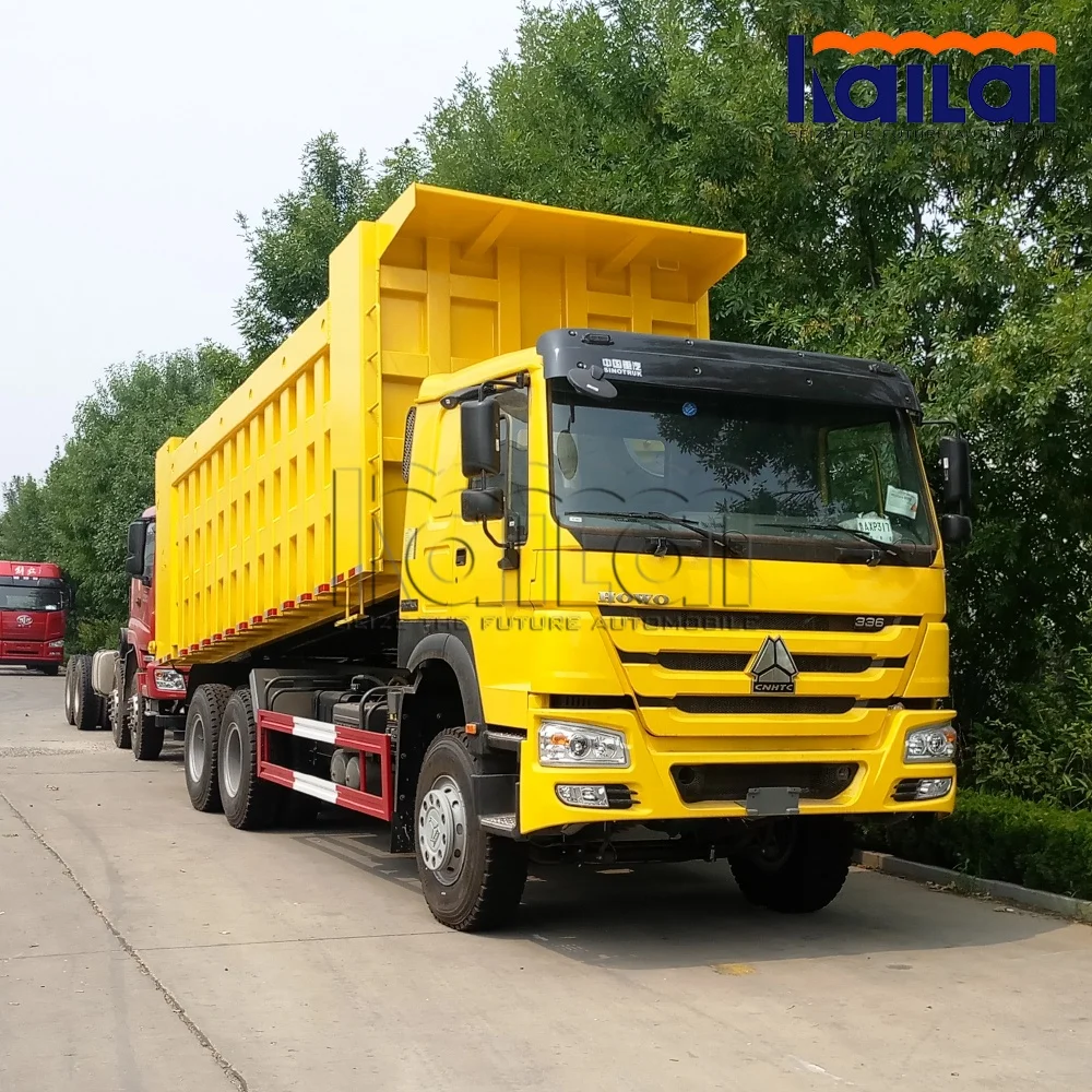Ethiopia Sino HOWO 6x4 16 20 Cubic Meter 10 Wheel Tipper Truck Mining Dump Truck