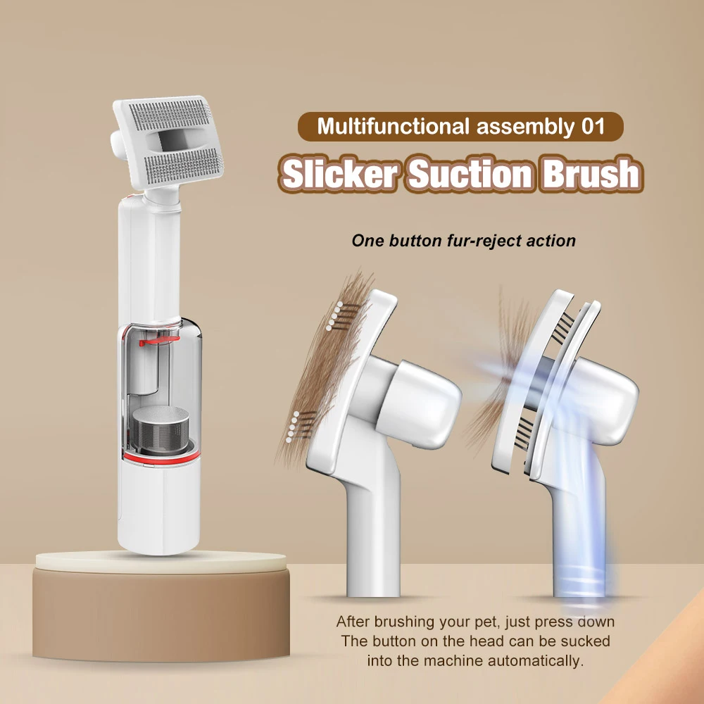 3 in 1 Portable Handheld Wireless Cordless BLDC Home Pet Hair Grooming Dry Vacuum Cleaner