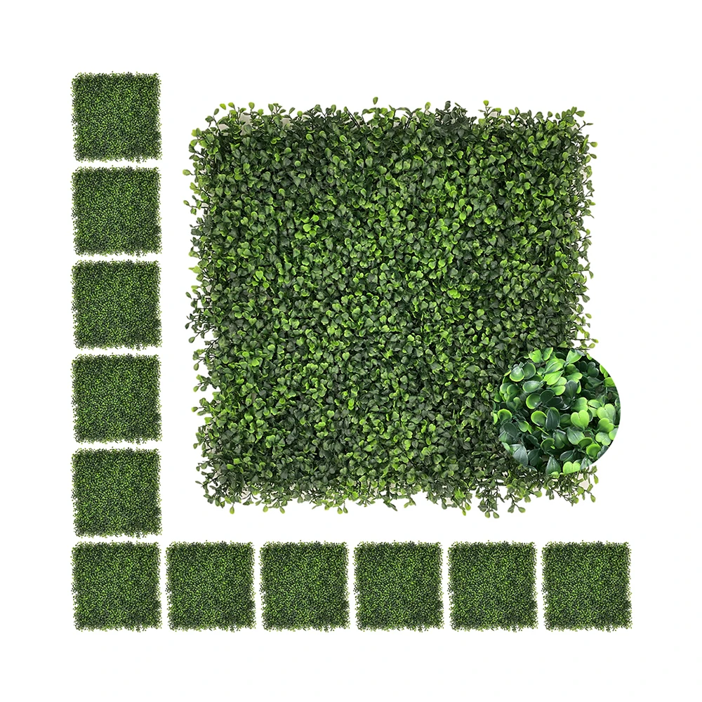 
Anti--uv Artificial Boxwood Mat/panel/hedge Vertical Garden Artificial Plant Decoration Wall Panel Ornaments Plastic 20-25 Days 