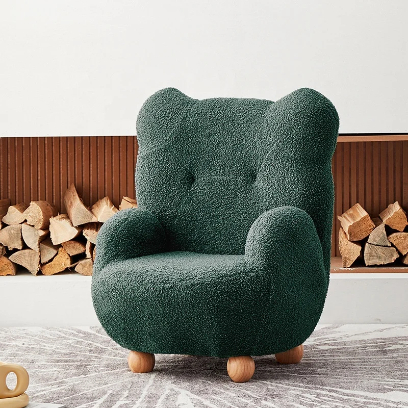 Reading Corner Sofa Chair Stool Lovely Animal Fleece for Family Baby