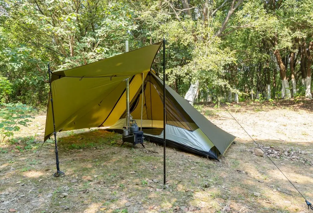 Outdoor Stove Wood Burning Portable Camping Stove  For Tents