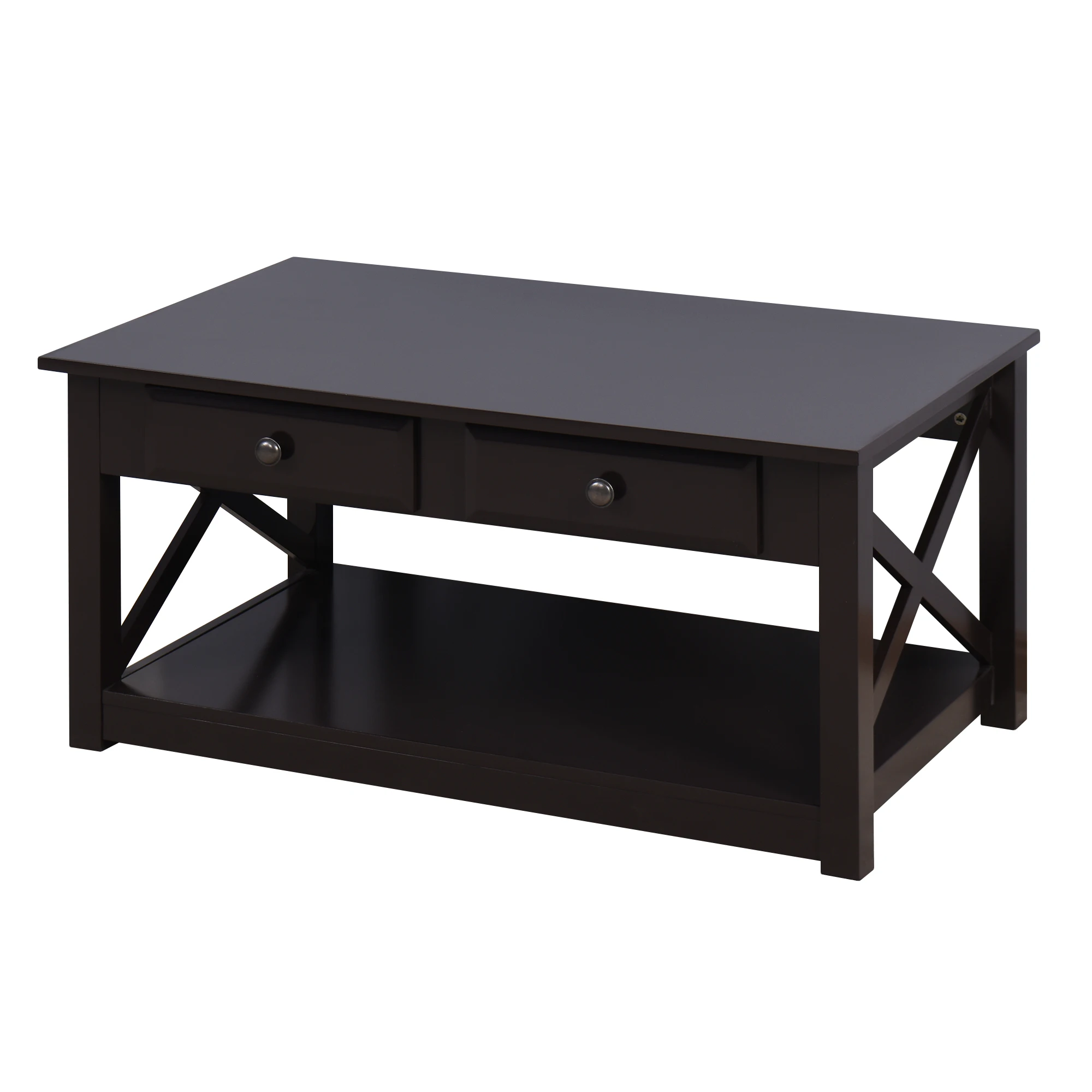 Wooden TV Stands for wholesale Living Room TV Furniture  Modern Style MDF Black TV Table Coffee Table
