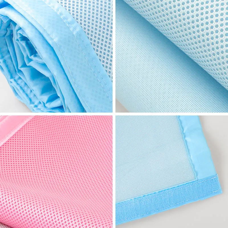 New INS hot selling 3D mesh breathable crib cot padded baby bumper pads for baby cribs