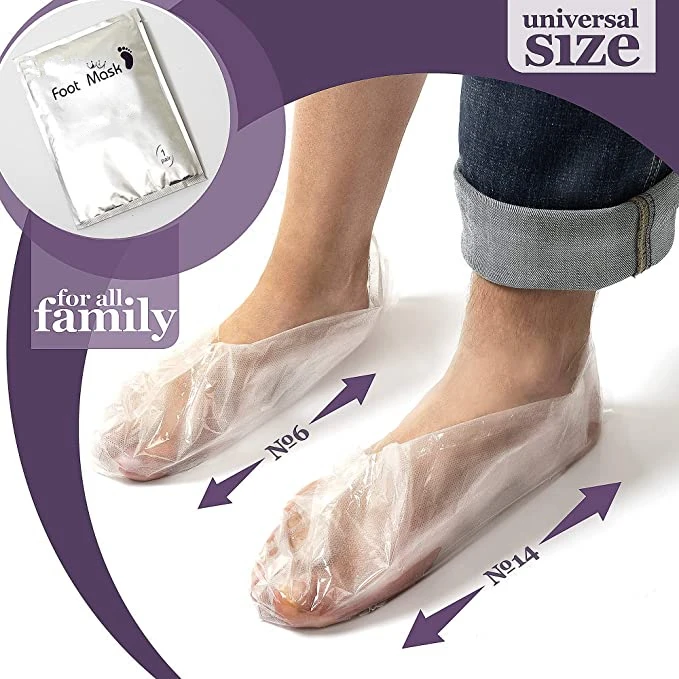 Foot whitening beauty exfoliate foot peel mask for foot skin care
